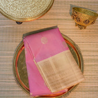 Pink & Gold Silk Saree