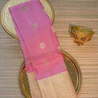 Pink & Gold Silk Saree